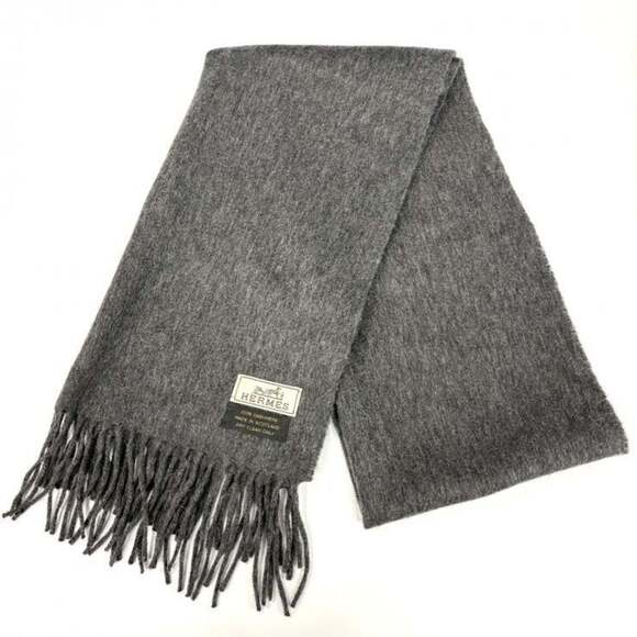 HERMES Gray Scarf - Picture 1 of 6